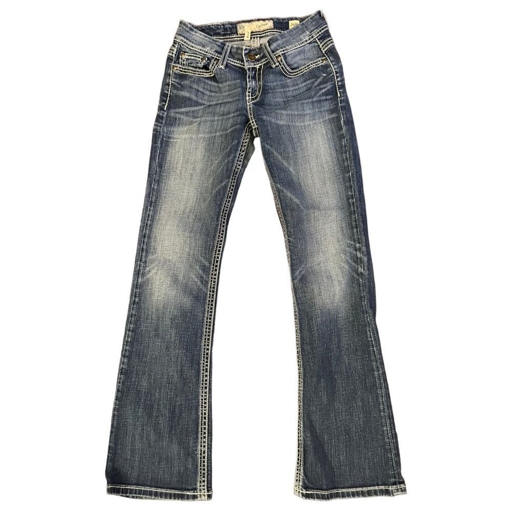 Bke Culture women's boot cut jeans size 26 x 31.5 low rise